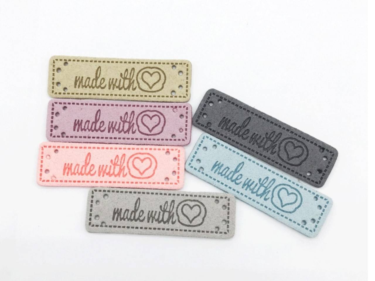 NT101 Koženková nášivka Handmade 5 x 1,5 cm