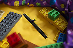 Detský textil - Vak na LEGO®kocky a hračky fialový veľký - 14103390_