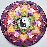 Dekorácie - Mandala harmónie zdravia a sebaprijatia - 14104794_