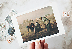 Papier - Pohľadnica "The Gleaners, Jean-François Millet" - 14106125_