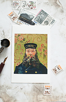 Papier - Pohľadnica "Portrait of the Postman Joseph Roulin, Vincent van Gogh" - 14106129_