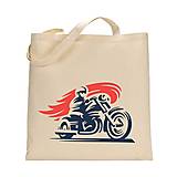 Nákupné tašky - Plátená, ekologická taška zo 100% prírodnej bavlny (rider) - 14105749_