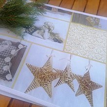 Úžitkový textil - Prestieranie Vianoce v zlatom - 14103790_