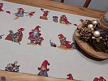 Úžitkový textil - Vianočna štóla trpaslíkova - 14107053_