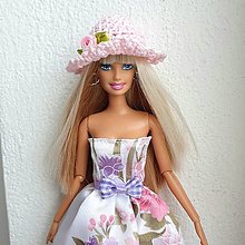 Hračky - Ružový klobúk pre Barbie - 14107160_