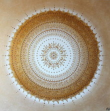Obrazy - Mandala LÁSKA A NEHA 60 x 60 (60 x 60 cm) - 14107820_