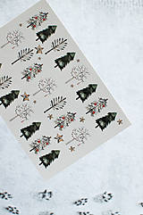 Papier - Pohľadnica "Christmas decorations" - 14106717_