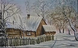 Obrazy - Tuhá zima - 14110688_