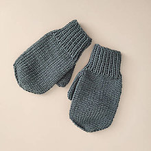 Detské doplnky - MIJANI Detské rukavice - lesné zelené - 14114281_