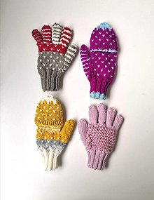 Detské doplnky - Detské  rukavice mix - 14115946_