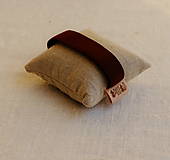 Úžitkový textil - FILKI Myššo šupková podložka pod zápästie, obvod zápästia 14 - 17 cm - 14115110_