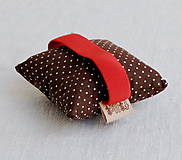 Úžitkový textil - FILKI Myššo šupková podložka pod zápästie, obvod zápästia 14 - 17 cm - 14115111_