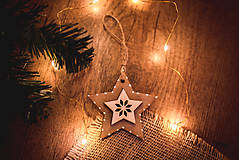 Dekorácie - Vianočná ozdoba - hviezda - 14118406_