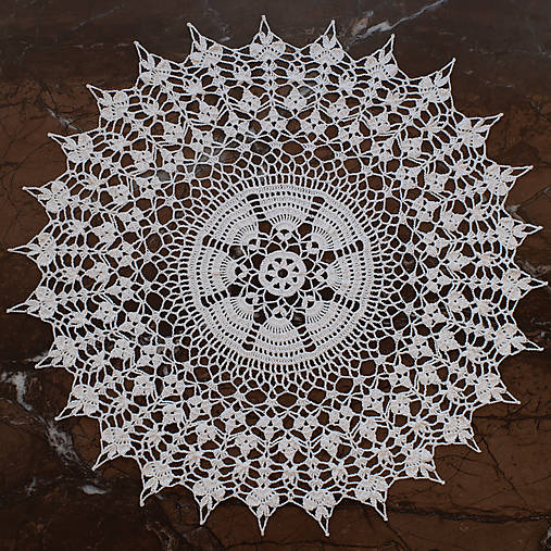 Úžitkový textil - Čipka “Snehová Kráľovná” - 14118995_