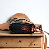 Pánske tašky - Pánska brašňa Black&Brown messenger - 14120113_