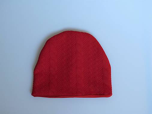 Vrkoče červené čiapka, nákrčník alebo set