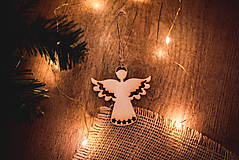 Dekorácie - Vianočný anjelik - 14123590_