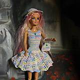 Hračky - Háčkované šatičky pre Barbie - 14123622_