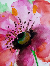  - Akvarel - Vôňa kvetov - 14123078_