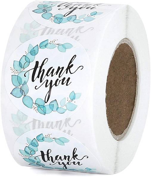 Papier - Nálepky Thank You  - 14124165_