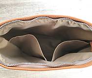 Kabelky - MILA "Grass" kožená kabelka s vypaľovaným obrázkom - 14125572_