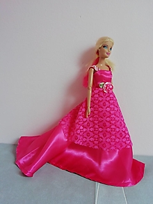 Hračky - Šaty s vlečkou pre Barbie  - 14128987_