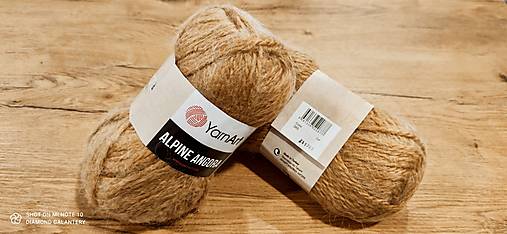 Galantéria - Alpine Angora (346 - Piesková) - 14129418_