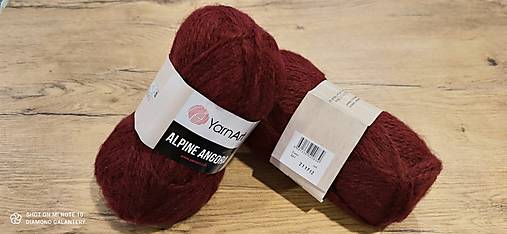 Galantéria - Alpine Angora (341 - Bordová) - 14129422_