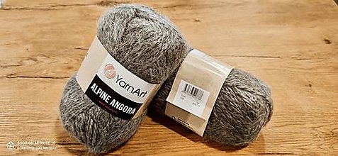 Galantéria - Alpine Angora (335 - Šedá) - 14129420_