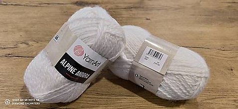 Galantéria - Alpine Angora (330 - Biela) - 14129441_