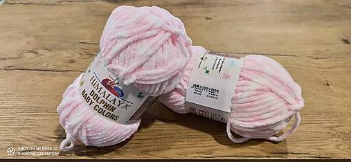 Galantéria - Dolphin Baby Baby Colors (Dolphin Baby Baby Colors - 80424 - Ružovobiela) - 14130387_