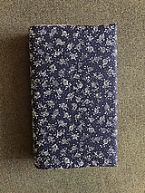 Otvárací obal na knihu - modrotlač