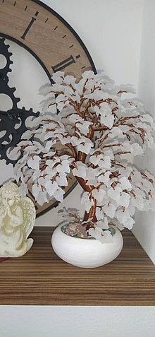 Dekorácie - Snehobiely bonsaj - 14133557_
