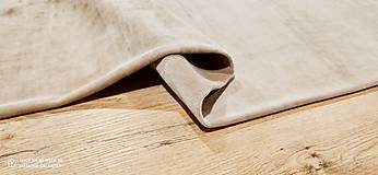 Textil - Bavlnený elastický Velúr -  Cena za 10 centimetrov - 14137712_