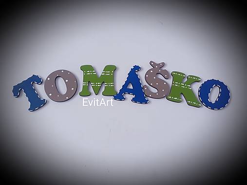 Dekorácie - Meno-písmená - 14137208_