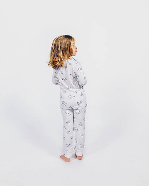 Detské oblečenie - Detský pyžamový set - ZOO / Eko micromodal - 14136777_