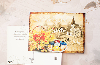 Papier - Pohľadnica "Veselú Veľkú noc III." - 14139963_
