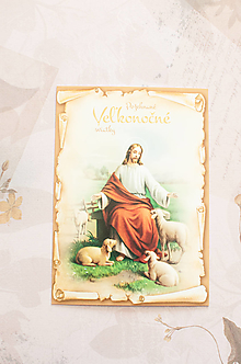 Papier - Pohľadnica "Požehnané Veľkonočné sviatky" - 14140099_