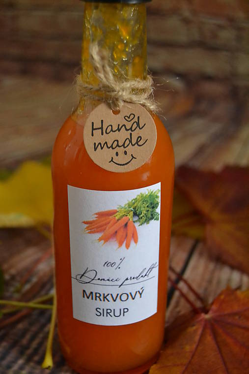 Sirupy - Mrkvový sirup s medom - na odstránenie hlienov - 14142132_