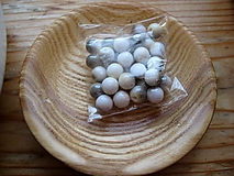 Korálky - Plastové korálky, balenie 10 g, 8 mm - 14140782_