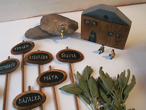 Tabuľky - Ceduľky na bylinky - zápichy - 14147731_