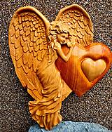 Drevorezba  Anjel strážca lásky ❤