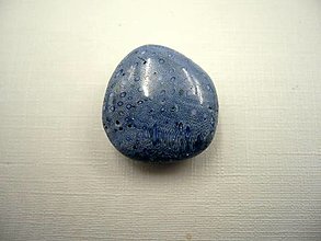Minerály - Troml. - modrý korál 23 mm, č.7 - 14146672_