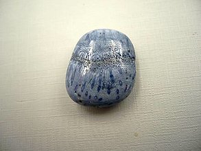 Minerály - Troml. - modrý korál 25 mm, č.11 - 14146687_
