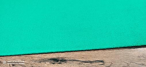 Textil - Látka na kabát - cena za 10 centimetrov (Tyrkys) - 14149883_