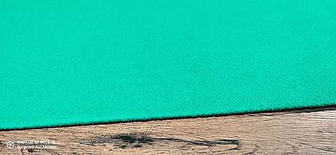 Textil - Látka na kabát - cena za 10 centimetrov (Tyrkys) - 14149883_
