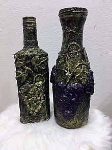 Nádoby - Dekoračná fľaša prázdna - 14151517_