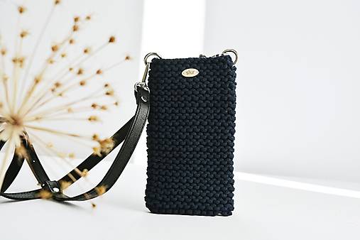 Na mobil - Taštička na mobil (Modrá/navy) - 14154496_