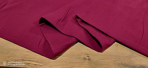 Textil - Látka na kabát - S vlnou - cena za 10 centimetrov (Cyklamenová) - 14156515_