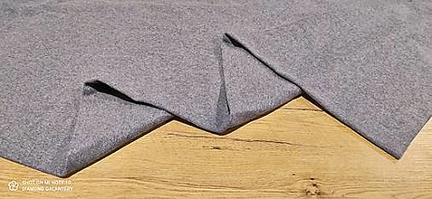 Textil - Látka na kabát - S vlnou - cena za 10 centimetrov (Šedá) - 14156514_